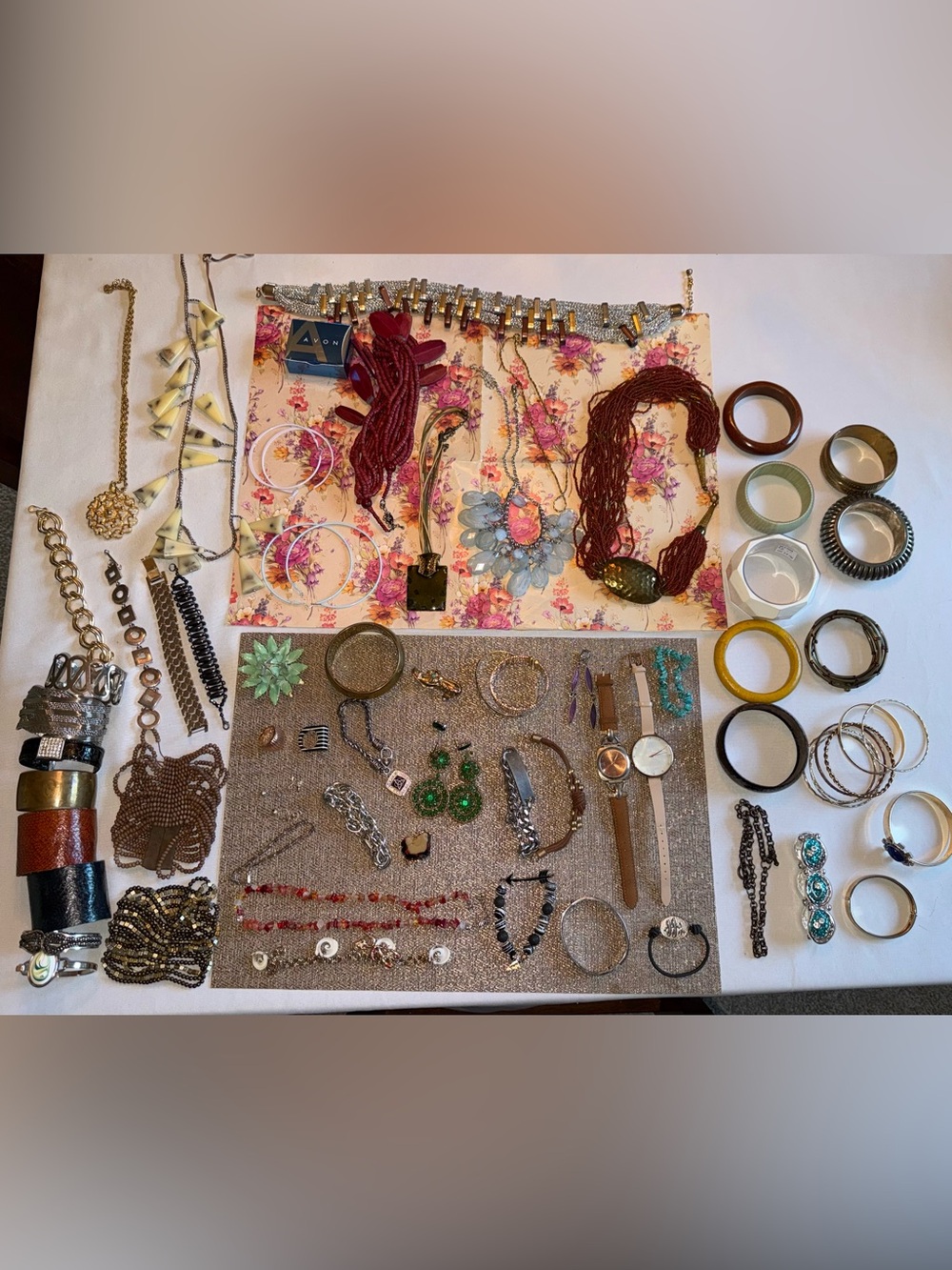 Mixed Costume Jewelry Lot - Vintage and Modern-Bracelets, Necklaces, Earrings